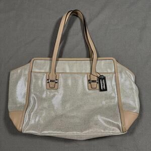 Coach Shoulder Bag Taylor Alexis Silver Beige Y2K Vintage